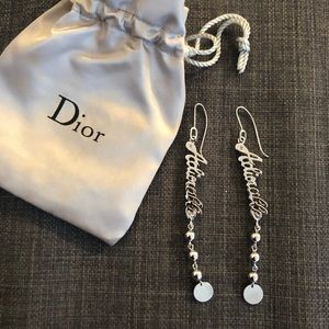 Authentic Christian Dior "Adiorable" Earrings New